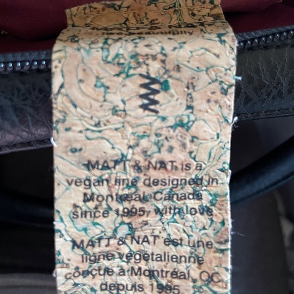 Matt & Nat Black Vegan Shoulder or Crossbody Handbag. - Picture 9 of 16